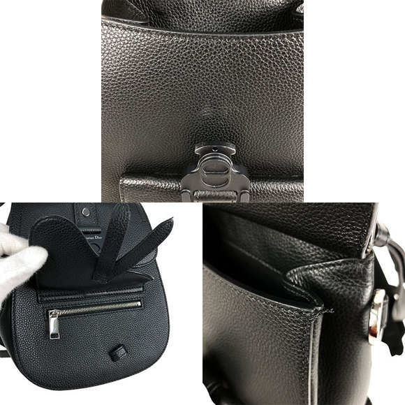 Christian Dior Saddle Mini Backpack Rucksack daypack Black - Picture 7 of 9